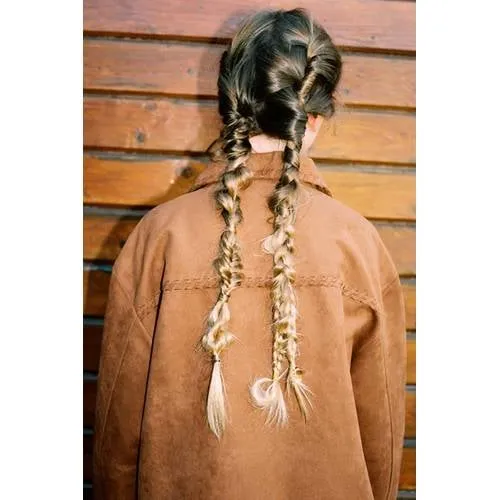 Mango Kids suèdelook tussenjas - bruin, foto 4