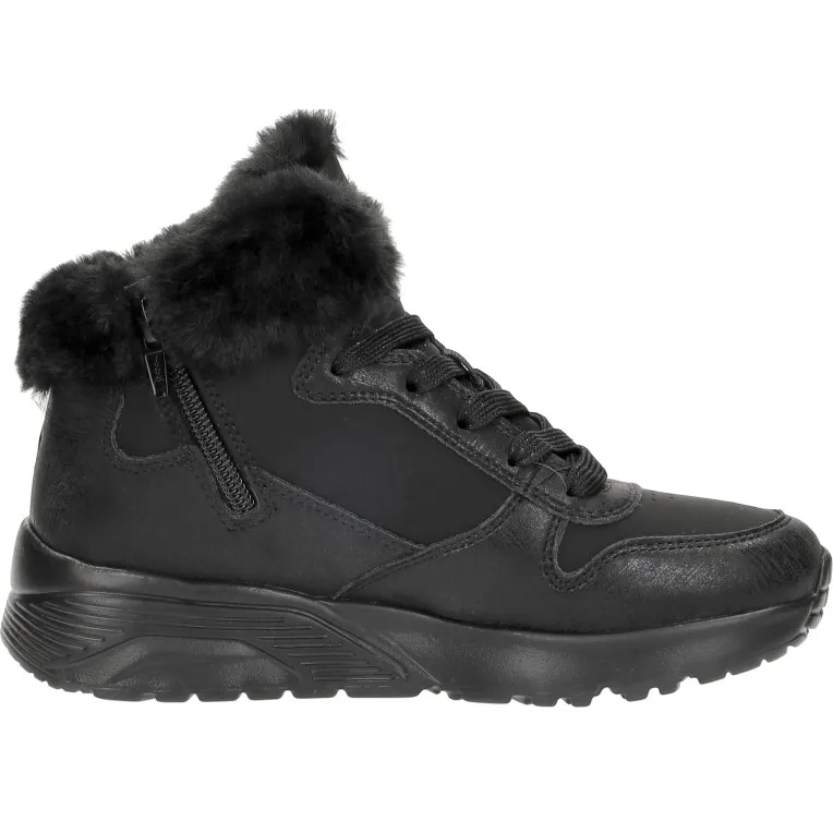 Skechers Uno Lite Comfurt Collar wandelschoen zwart