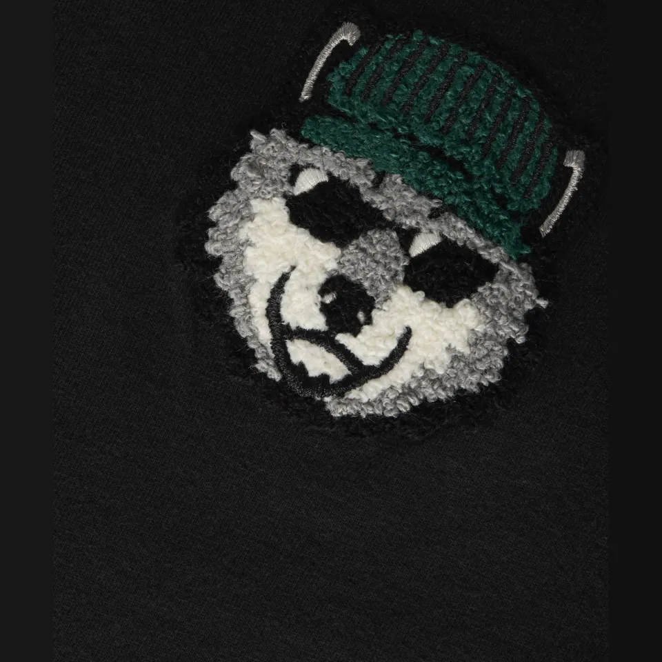 NAME IT rechtvallende longsleeve met patches en print zwart, foto 3