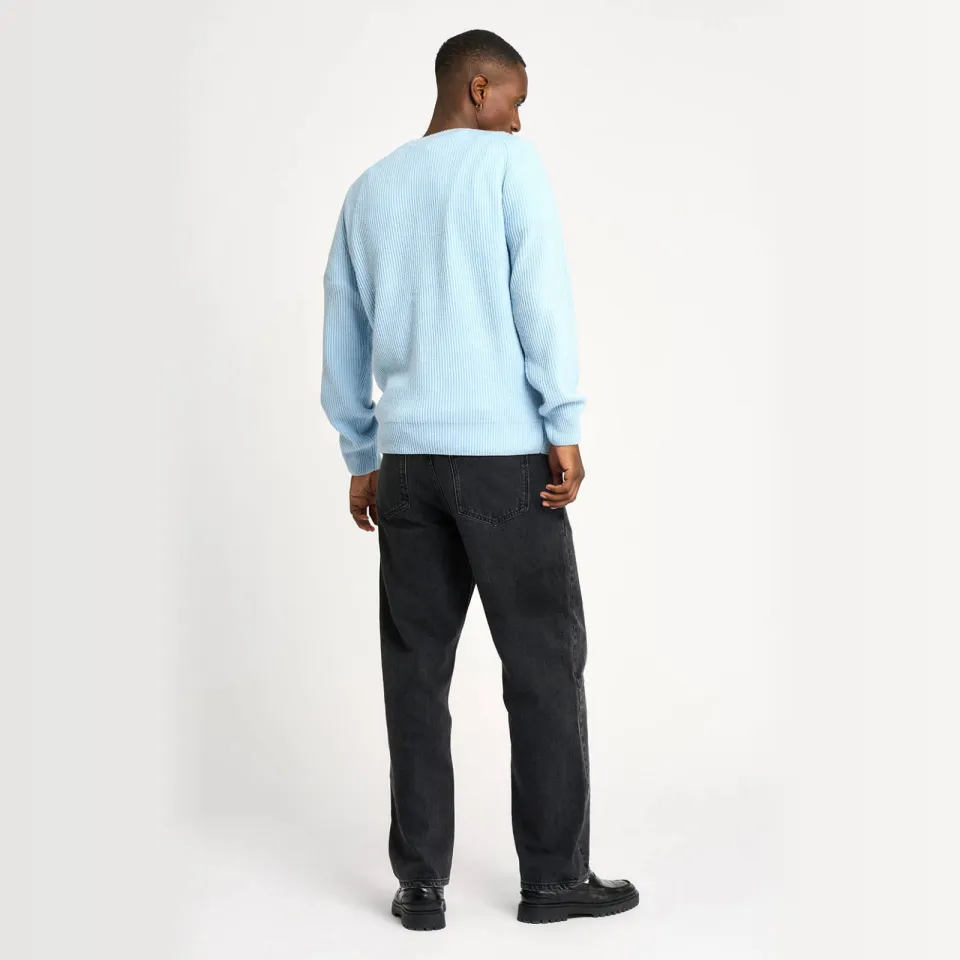Resteröds regular fit gebreide trui - blauw, foto 2