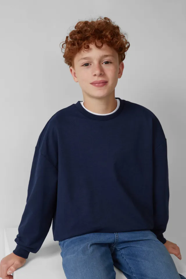 s.Oliver sweater donkerblauw