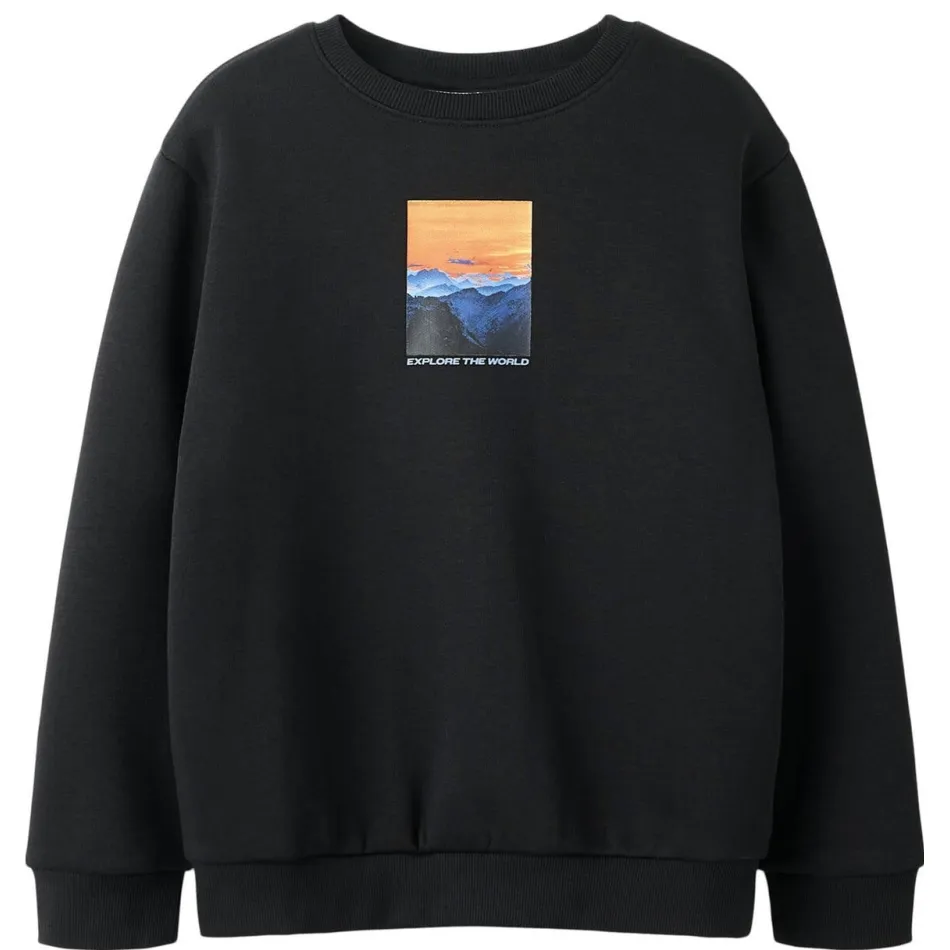 NAME IT KIDS sweater zwart, foto 2