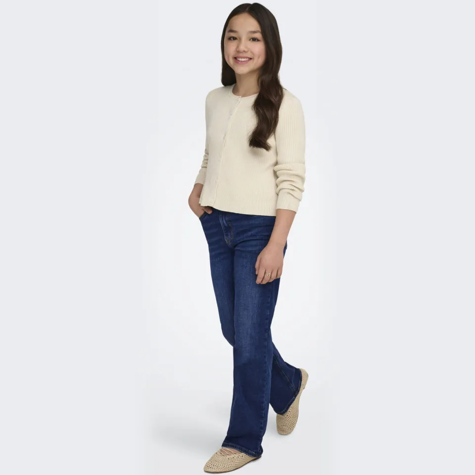 Only KIDS ONLY GIRL wide leg jeans dark blue denim