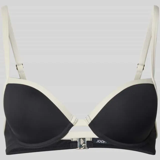 Joop! Bikini-top met verstelbare bandjes model 'Blanca Beach' Zwart