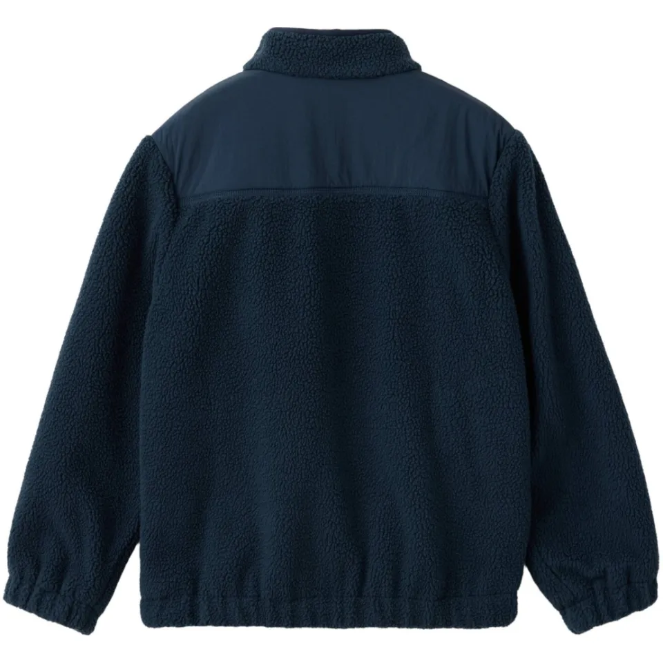 Mango Kids teddy winterbomberjack - marine, foto 3