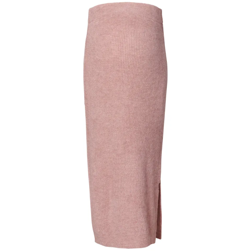 Noppies maternity zwangerschaps midirok grof gebreid roze, foto 2