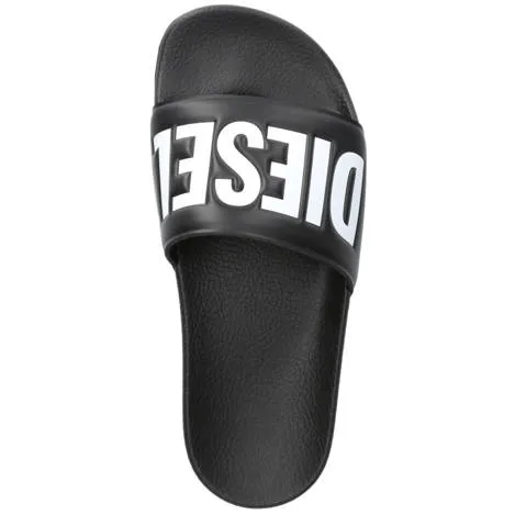 Diesel slippers zwart/wit Jongens Rubber, foto 3