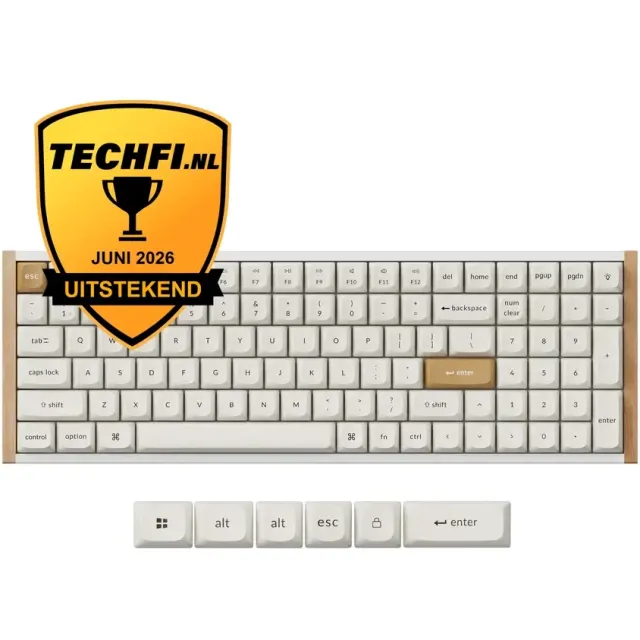 Keychron K4 HE Special Edition toetsenbord wit, foto 2
