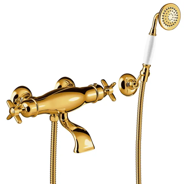 Tres Badmengkraan Tres Clasic Opbouw Incl Handdouche Goud