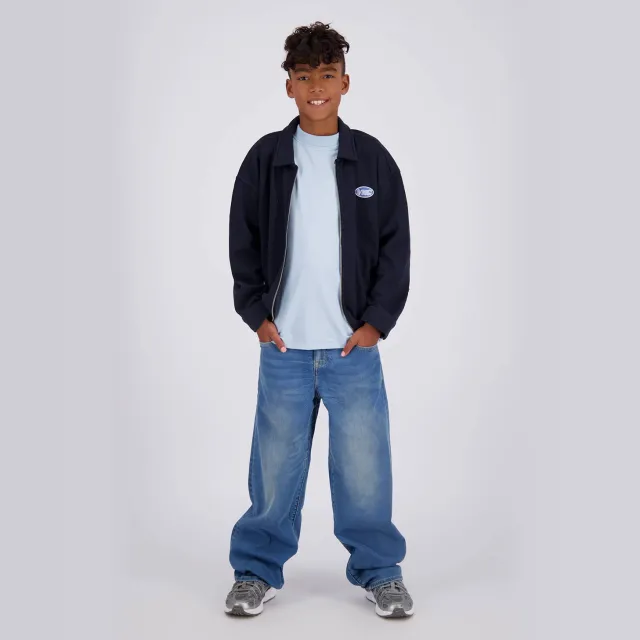 Vingino Keith Supersoft baggy jeans - mediumblauw Mid Blue Wash