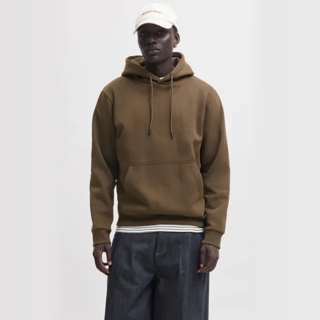 Jack & Jones ESSENTIALS relaxed fit hoodie - bruin, foto 2
