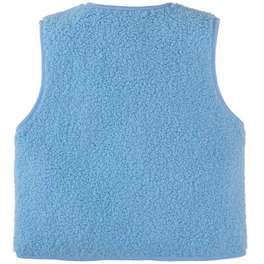 Z8 mini teddy gilet Diede lichtblauw, foto 3
