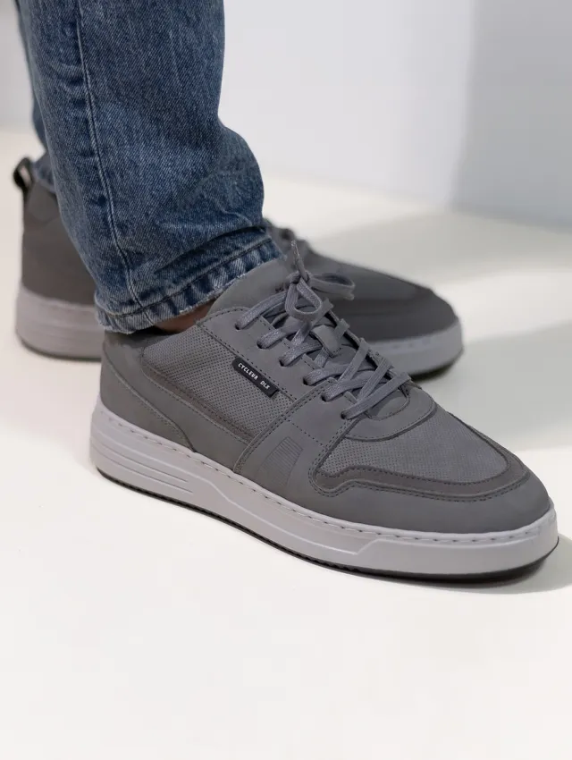 Cycleur de Luxe Giro lage sneakers grijs, foto 4
