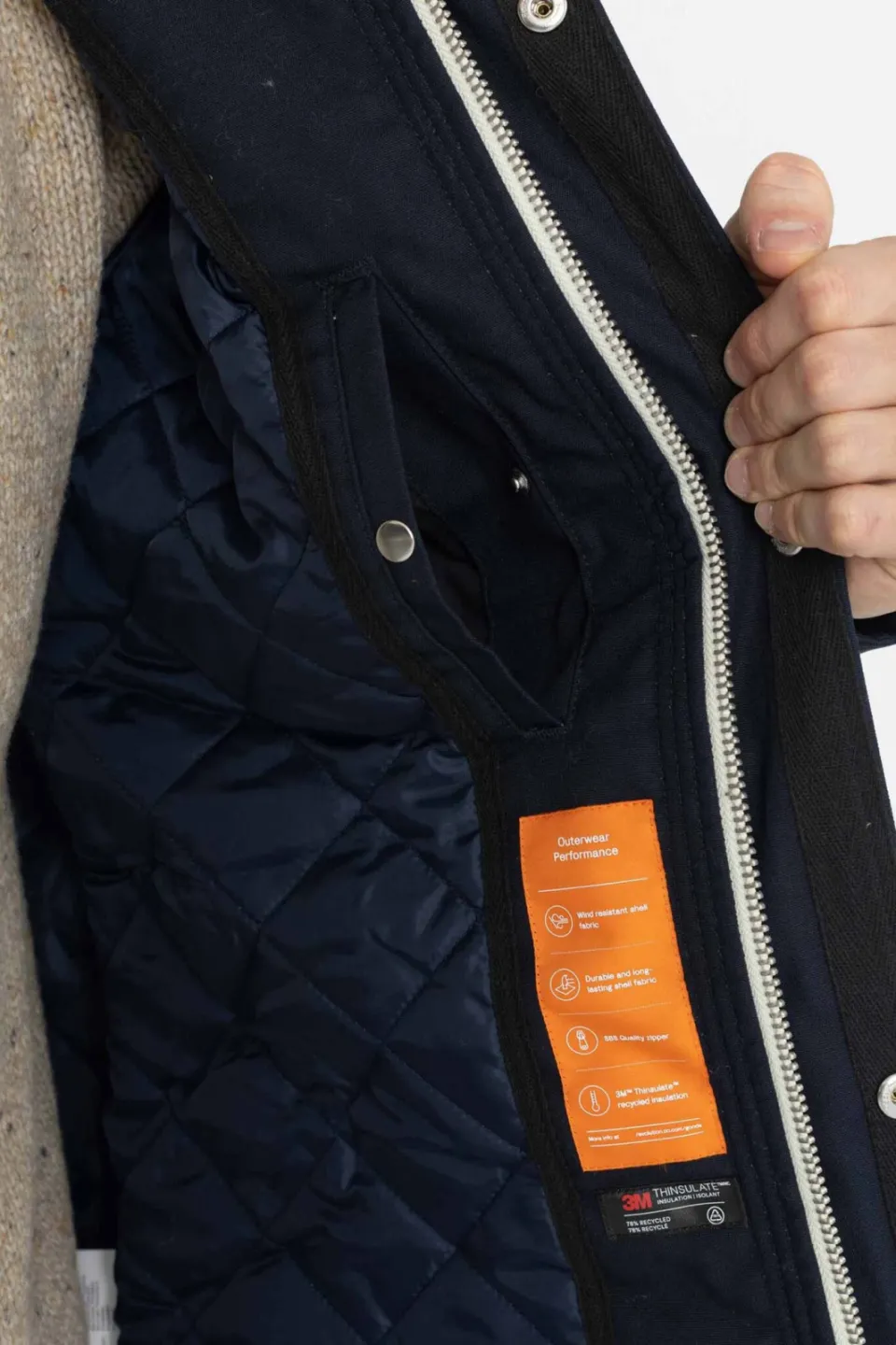 Revolution parka jas - donkerblauw, foto 5