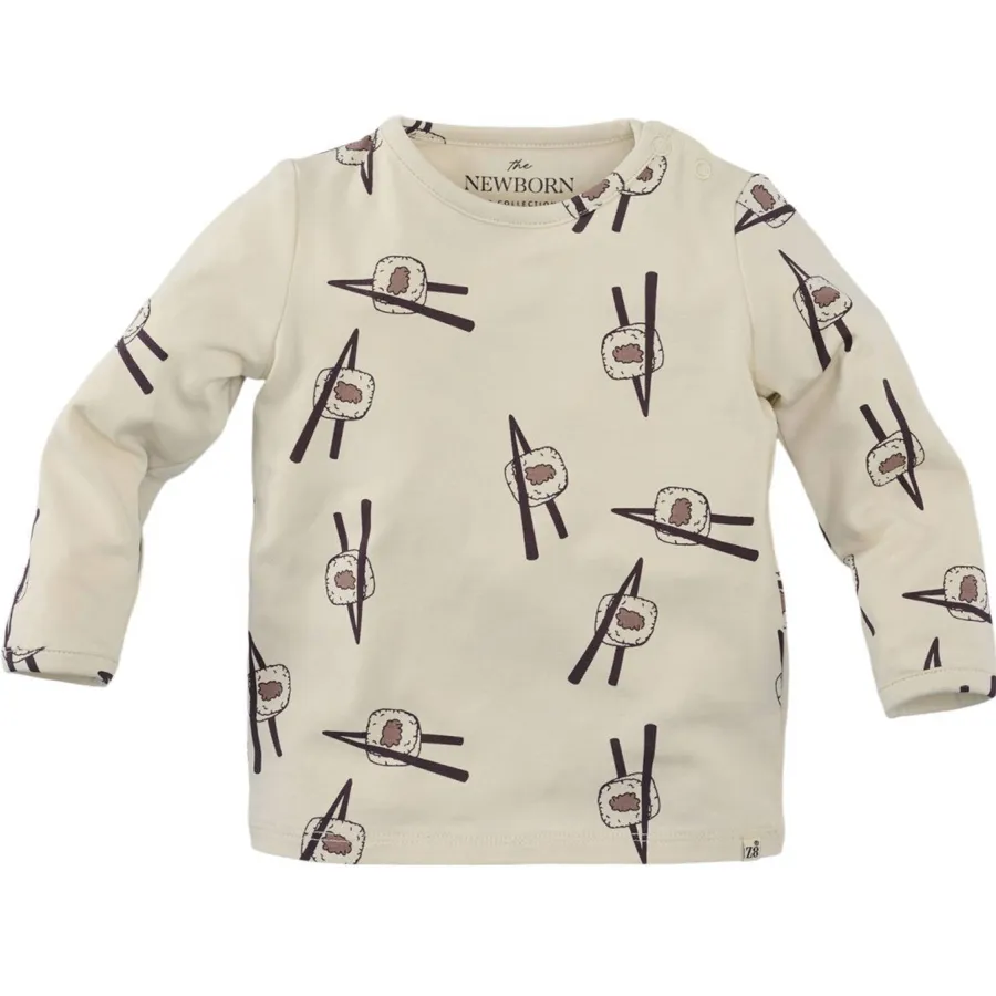 Z8 Quirijn newborn longsleeve ecru