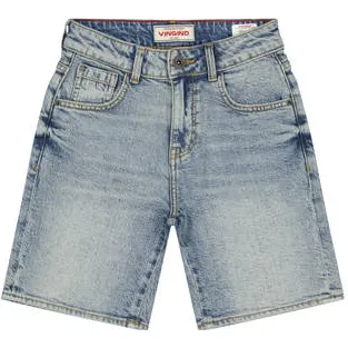 Vingino Cipriano jeansshort blauw Tinted Mid Blue