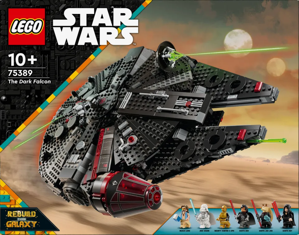 Lego Star Wars Dark Falcon Bouwbaar Ruimteschip Speelgoed Bouwpakket voor Kinderen 75389, foto 5
