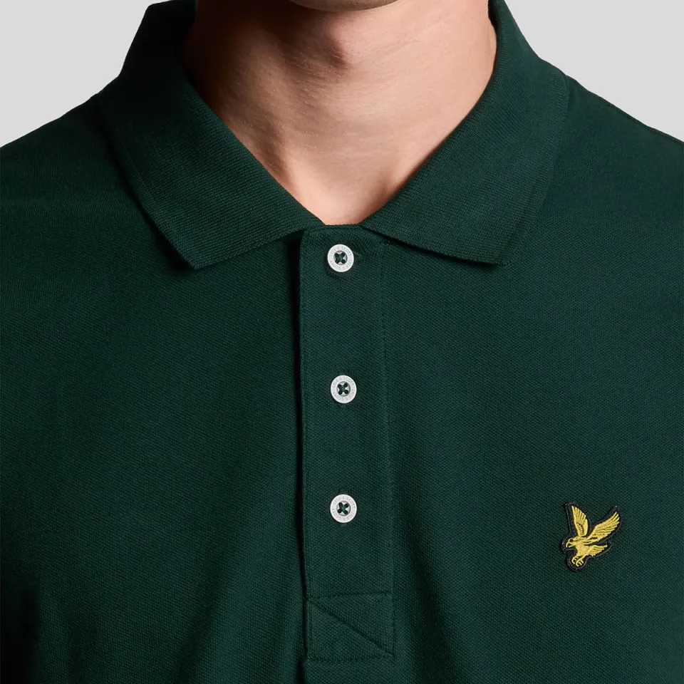 Lyle & Scott regular fit polo - donkergroen, foto 6