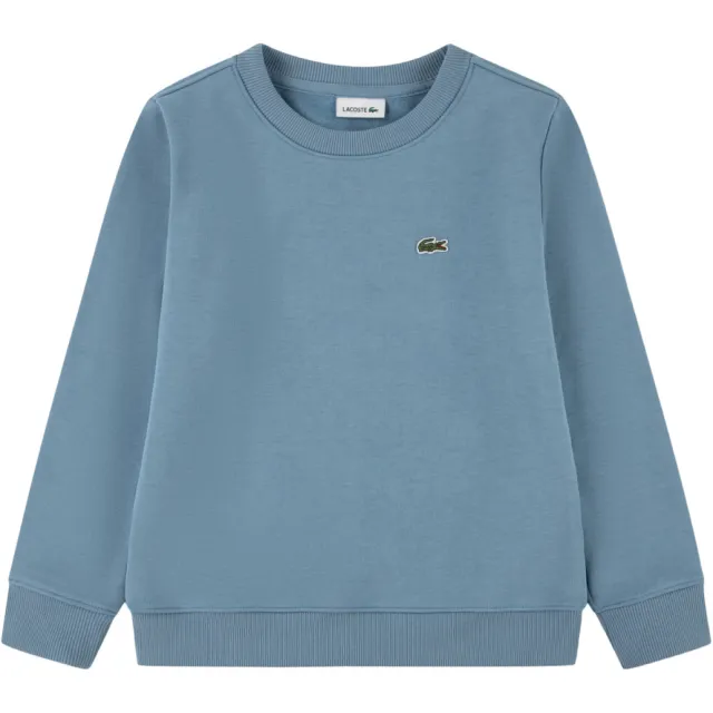 Lacoste fleece sweater met logo - blauw
