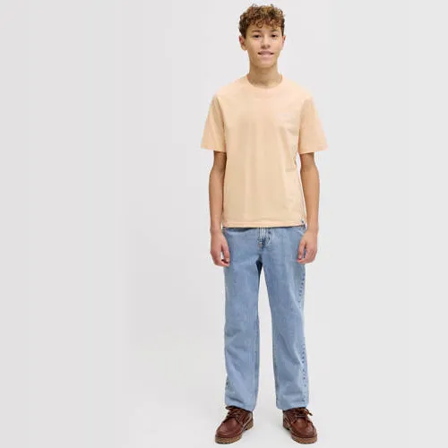 Jack & Jones Junior T-shirt met backprint rozezand, foto 3