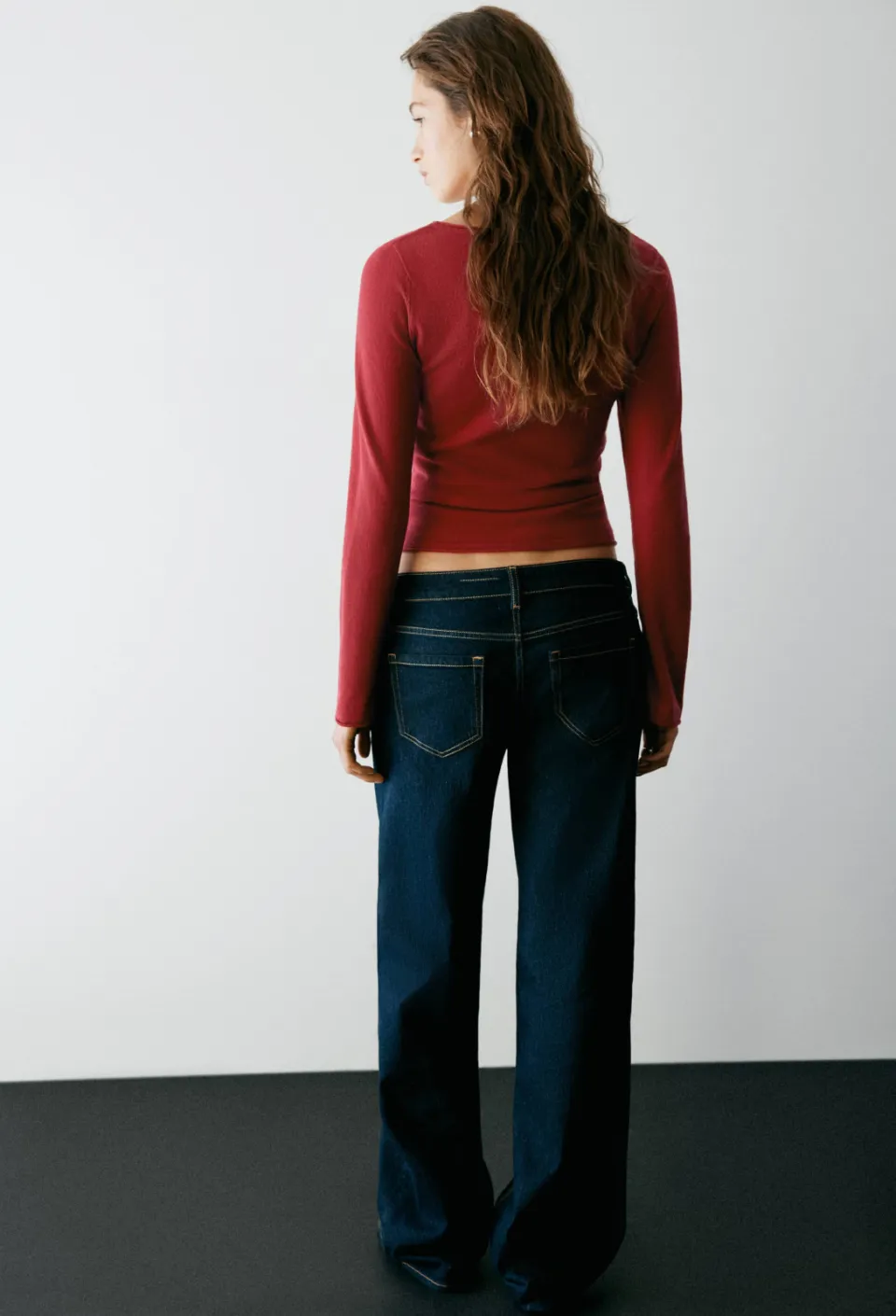 Mango gebreide top rood, foto 4