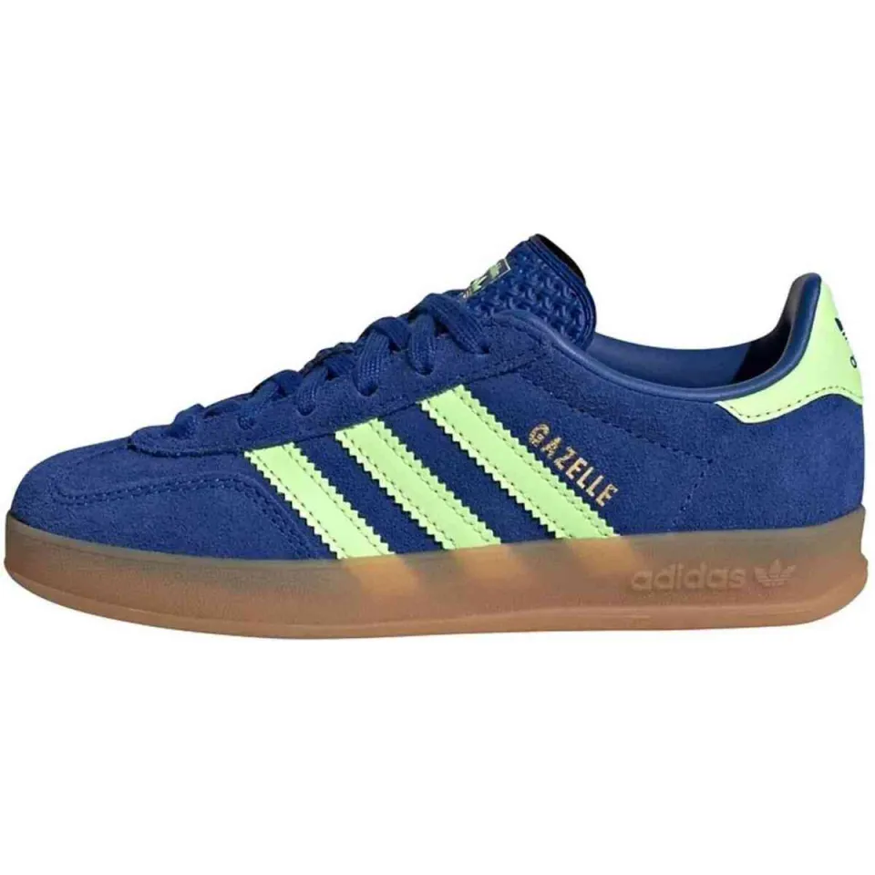Adidas Gazelle Indoor sneaker blauw groen, foto 2