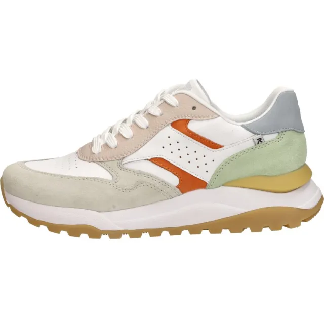 Rieker W250081 lage sneaker wit, foto 2