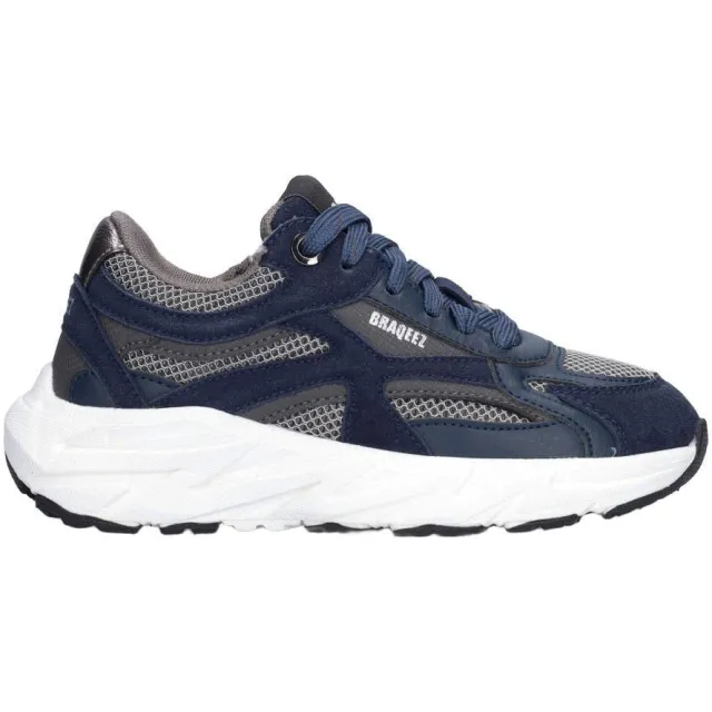Braqeez chunky sneakers - marineblauw