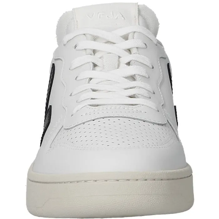 Veja V-10 leren sneakers - wit/zwart, foto 3