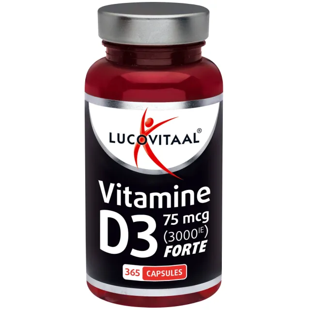 Lucovitaal Vitamine D3 75mcg Forte 365 capsules