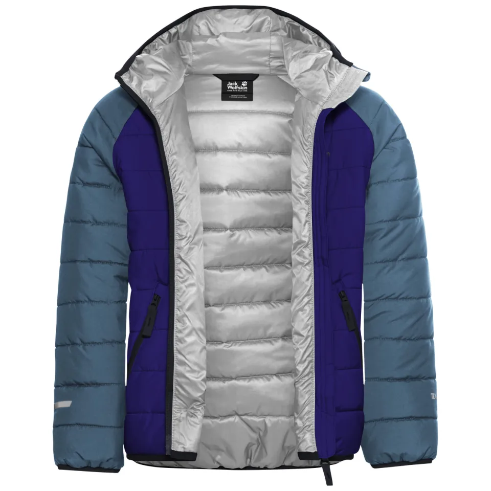 Jack Wolfskin gewatteerde winterjas kobaltblauw, foto 3