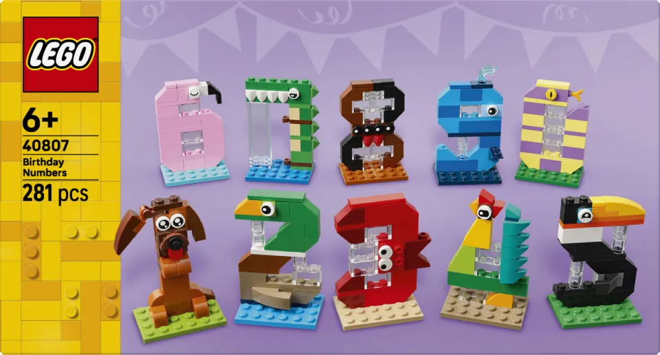 Lego Verjaardagscijfers 40807, foto 4
