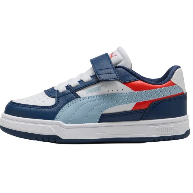 Puma Caven III Block imitatieleren sneakers - lichtblauw/donkerblauw, foto 2