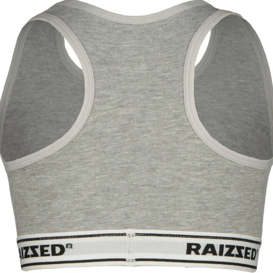 Raizzed Nora bh top zwart/grijs melange, foto 6