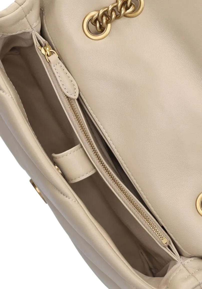 Pinko Schoudertassen Love Puff Classic Beige - One size, foto 8