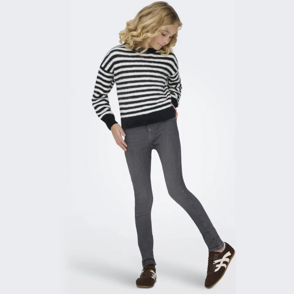 Only KIDS ONLY GIRL skinny jeans grey denim Medium Grey Denim