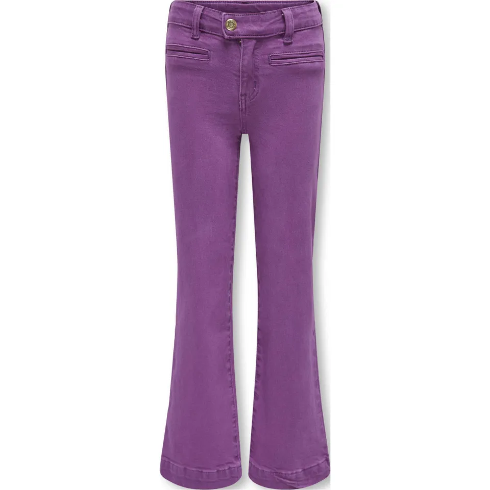 Only KOGEMILY flared broek paars, foto 2