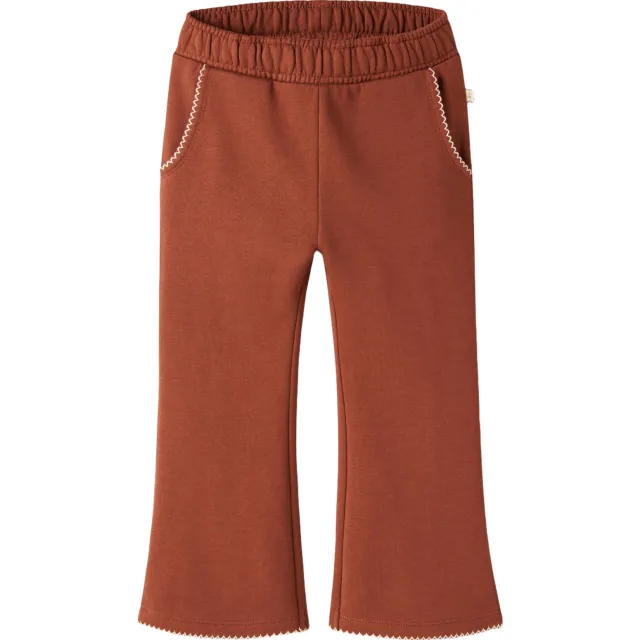 Lil' Atelier Mini bootcut babybroek bruin