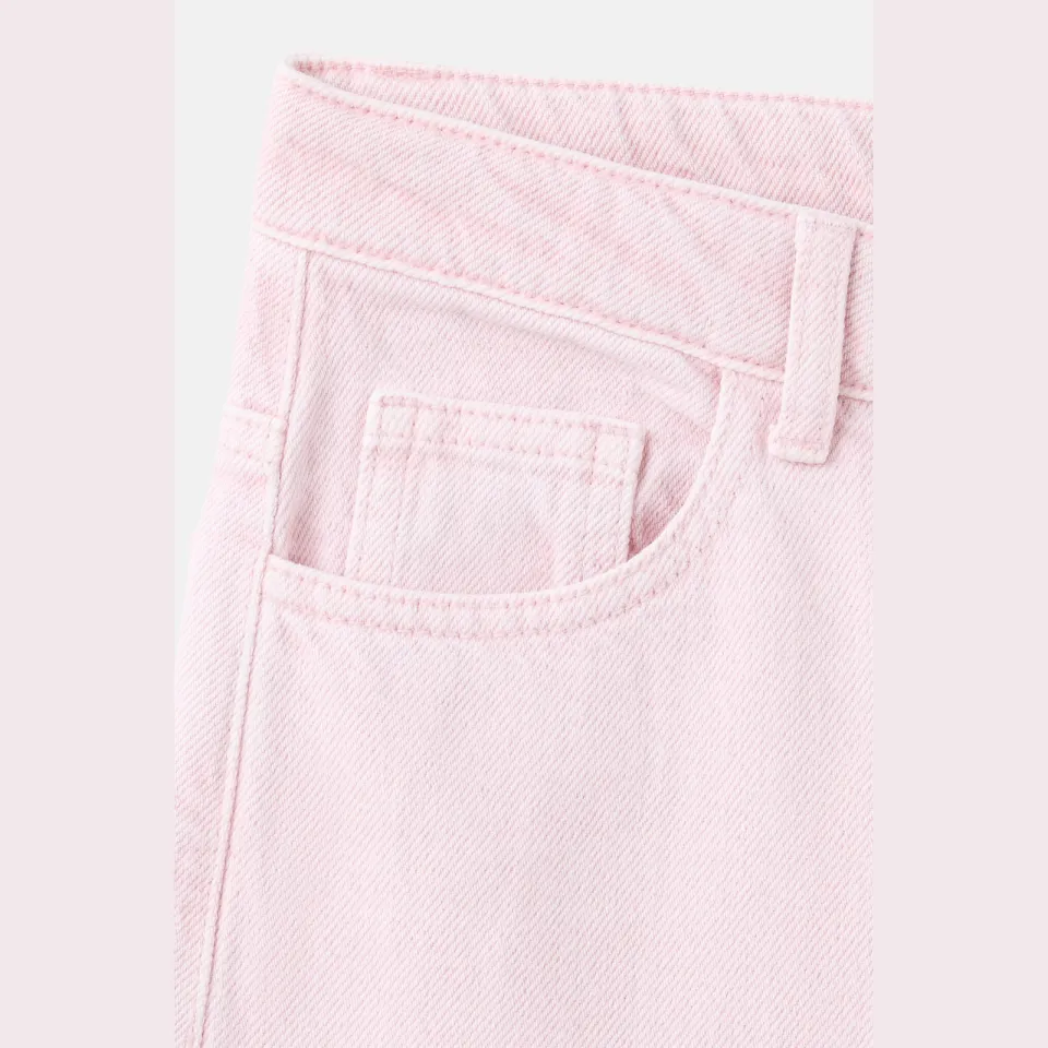 Mango Kids wide leg jeans - lichtroze, foto 5
