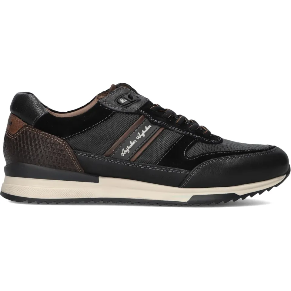 Australian Filmon lage sneaker zwart