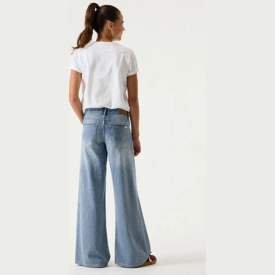 Garcia Marall wide leg jeans - lichtblauw, foto 4