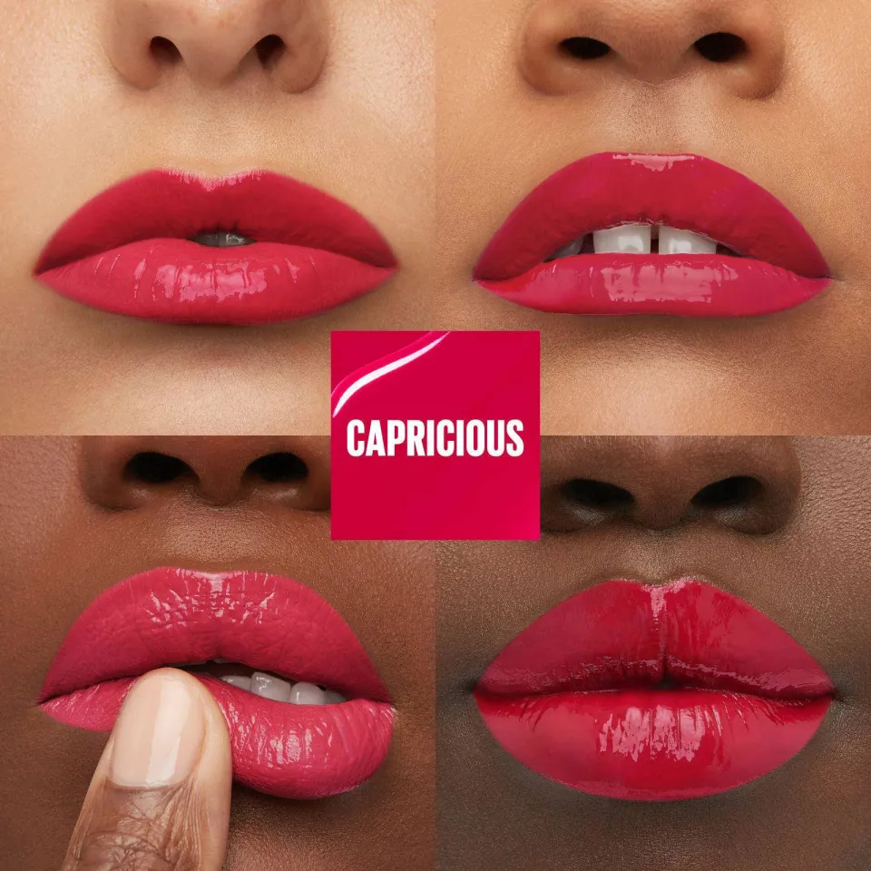 Maybelline New York SuperStay Vinyl Ink lippenstift 45 Capricious roze, foto 4