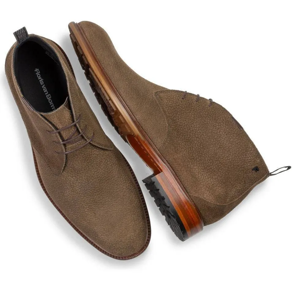 Floris Van Bommel De Normer 01.16 suède enkelboots bruin, foto 4