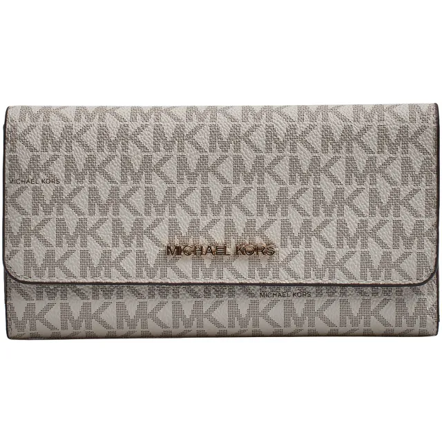 MICHAEL Michael Kors Jet Set grote portemonnee beige