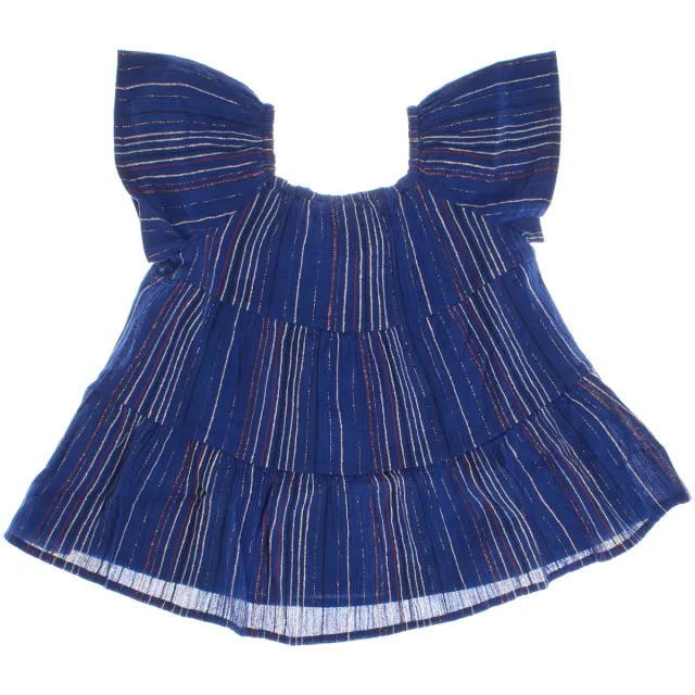 Gap gestreepte jurk blauw