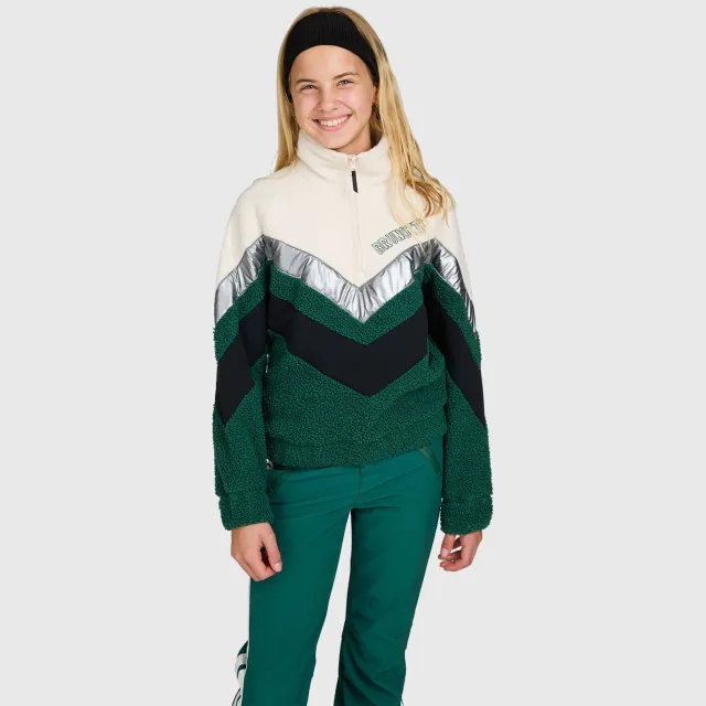 Brunotti Sandy fleece sweater - groen