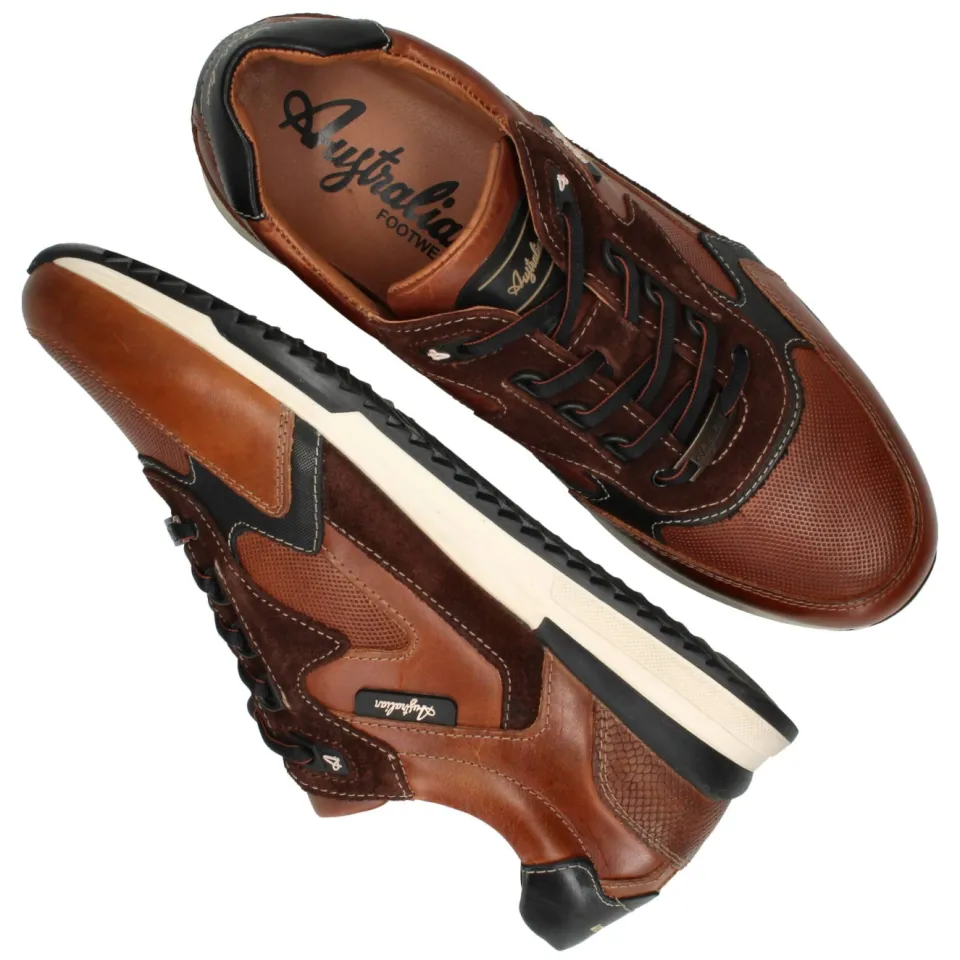 Australian Bakersville veter sneaker cognac, foto 7