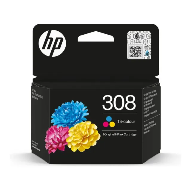 Hp 308 inktcartridge drie-kleuren 3-kleuren