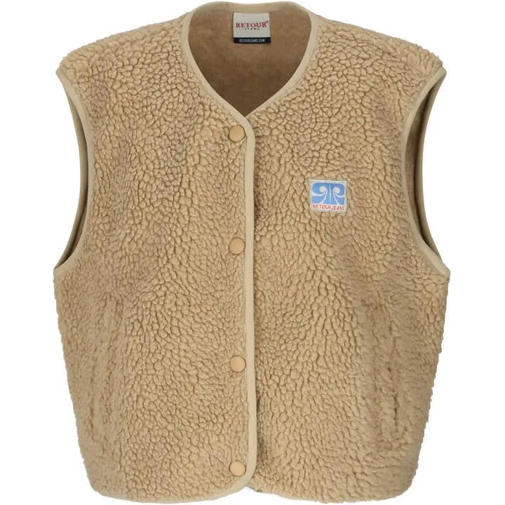 Retour Jeans teddy gilet - beige, foto 2