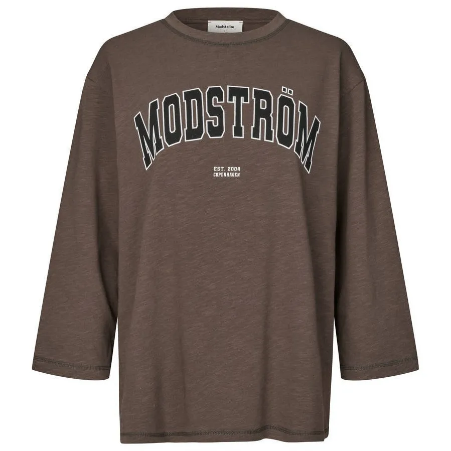 Modström T-shirt bruin, foto 2